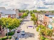 Downtown Florence Mainstreet Drone Shot