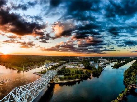 O&#039;Neal Bridge Drone Shot Billingsley Photography