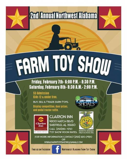 3rd Annual Northwest Alabama Farm Toy Show Visit Florence