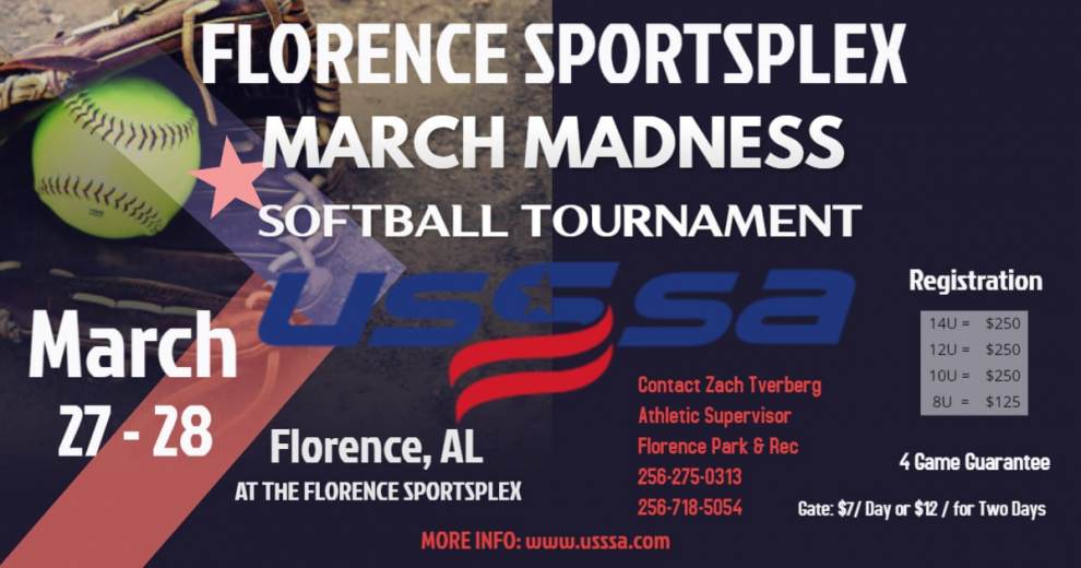 March Madness Travel Softball Tournament Visit Florence